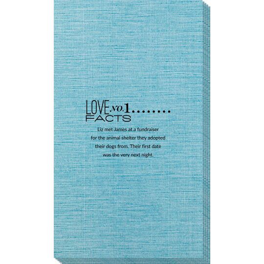 Just the Love Facts Bamboo Luxe Guest Towels